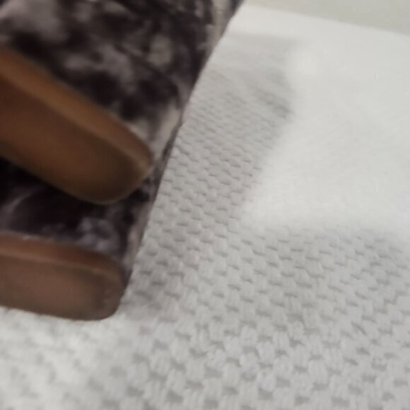 Seychelles Anthropologie Kayak Crushed Velvet Peep Toe Heels Womens Shoes Sz 7.5 - Picture 8 of 16